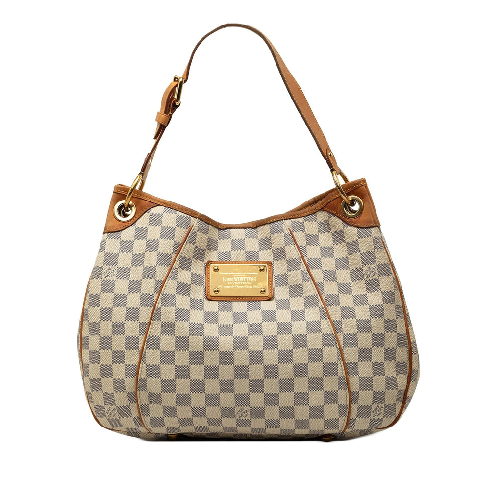 Louis Vuitton Damier Azur Galliera PM Shoulder Bag - White