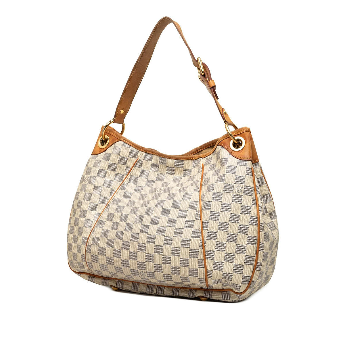Louis Vuitton Damier Azur Galliera PM Shoulder Bag - White