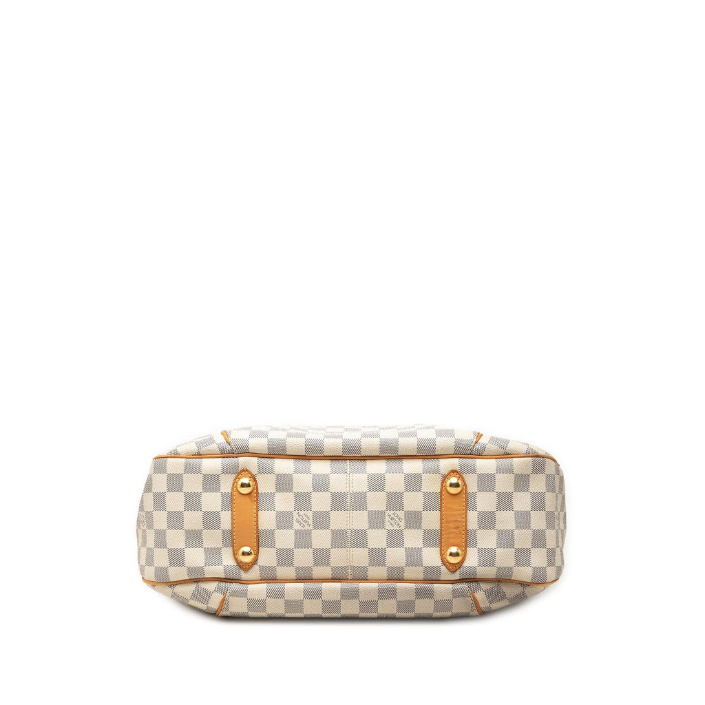 Louis Vuitton Damier Azur Galliera PM Shoulder Bag - White