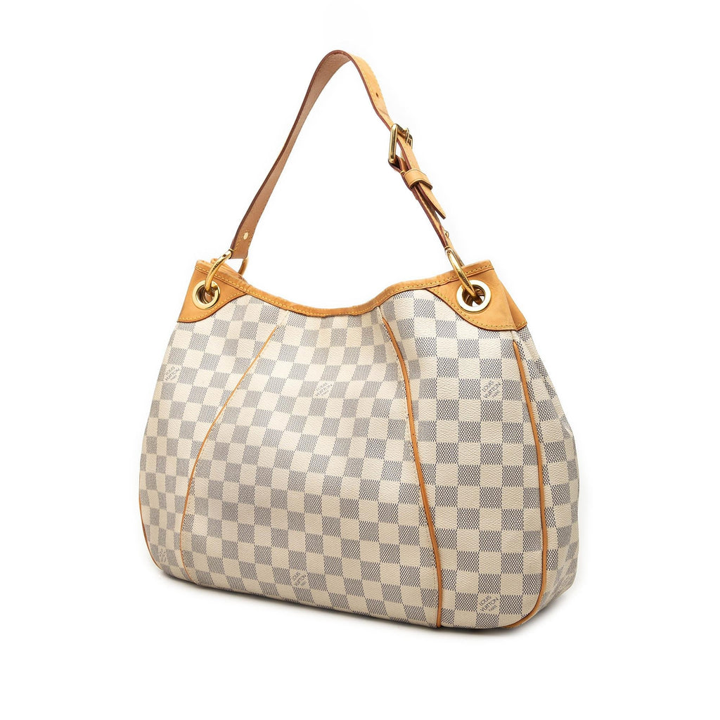 Louis Vuitton Damier Azur Galliera PM Shoulder Bag - White
