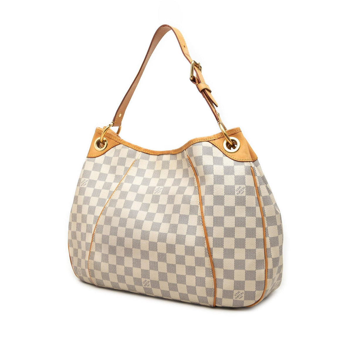 Louis Vuitton Damier Azur Galliera PM Shoulder Bag - White