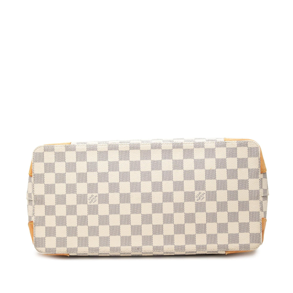 Louis Vuitton Damier Azur Hampstead MM Tote Bag - White