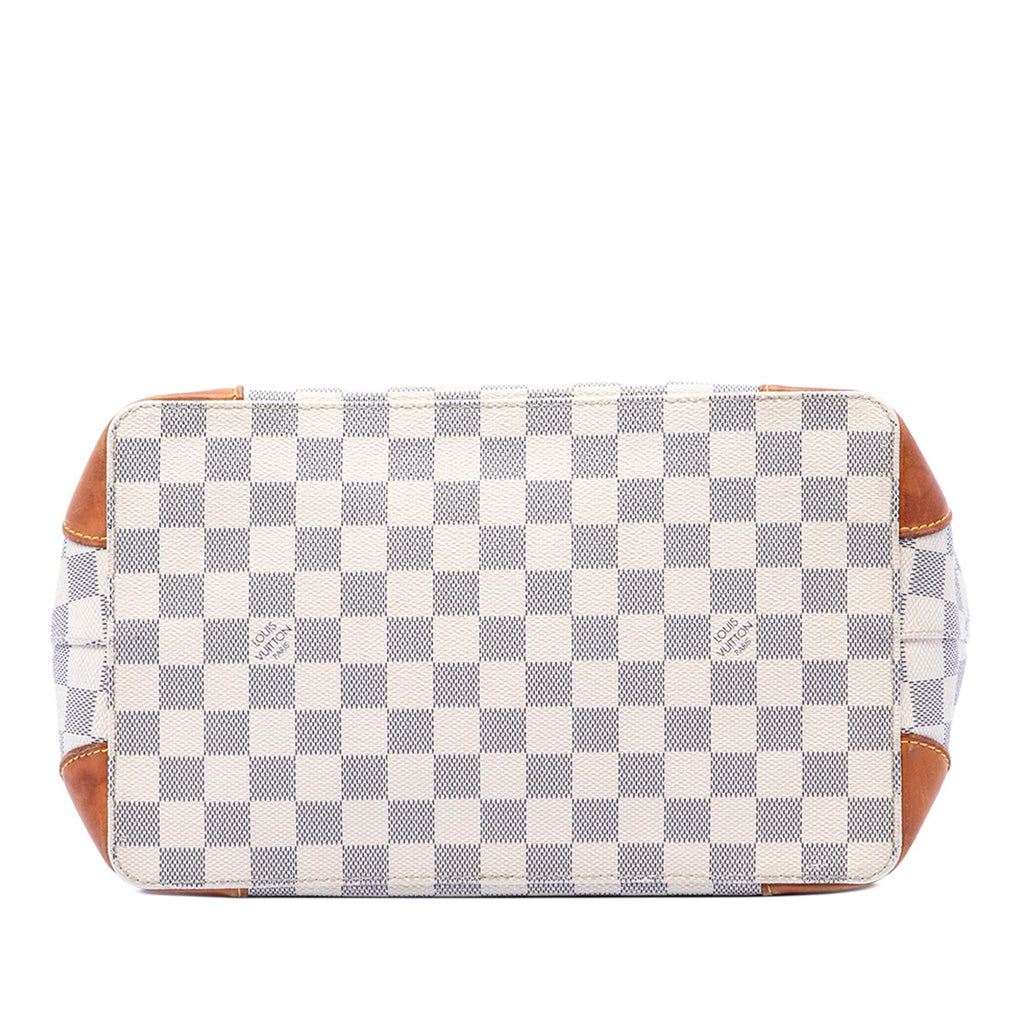Louis Vuitton Damier Azur Hampstead PM Tote Bag - White