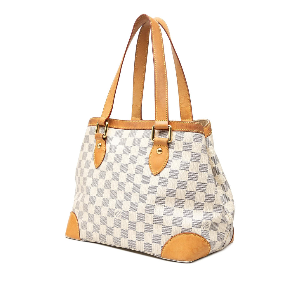 Louis Vuitton Damier Azur Hampstead PM Tote Bag - White