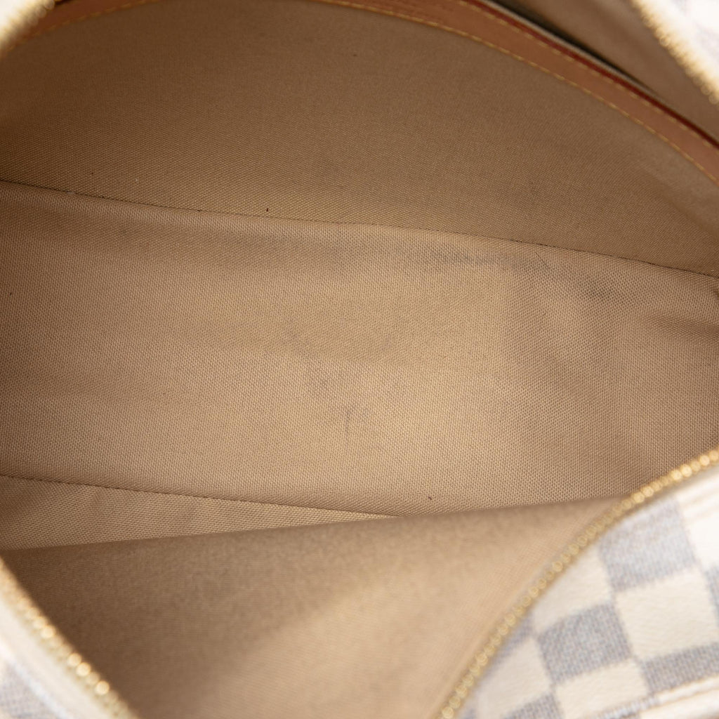 Louis Vuitton Damier Azur Naviglio Crossbody Bag - White