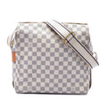 Louis Vuitton Damier Azur Naviglio Crossbody Bag - White