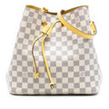Louis Vuitton Damier Azur Neonoe MM Shoulder Bag - White