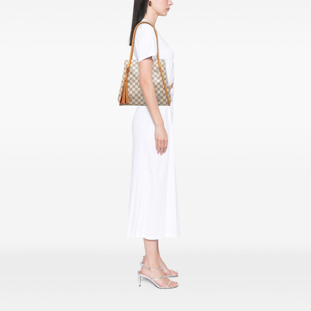Louis Vuitton Damier Azur Propriano Tote Bag - White