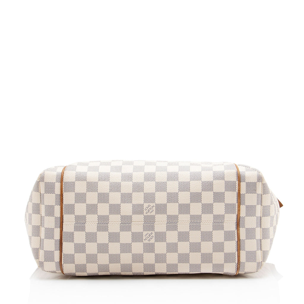 Louis Vuitton Damier Azur Totally MM Tote Bag - White