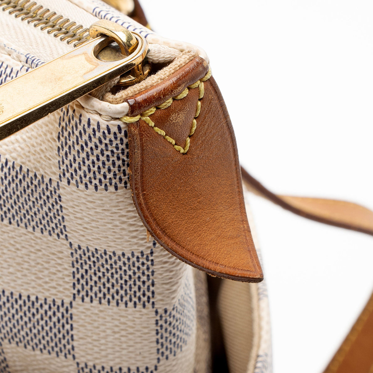 Louis Vuitton Damier Azur Totally MM Tote Bag - White