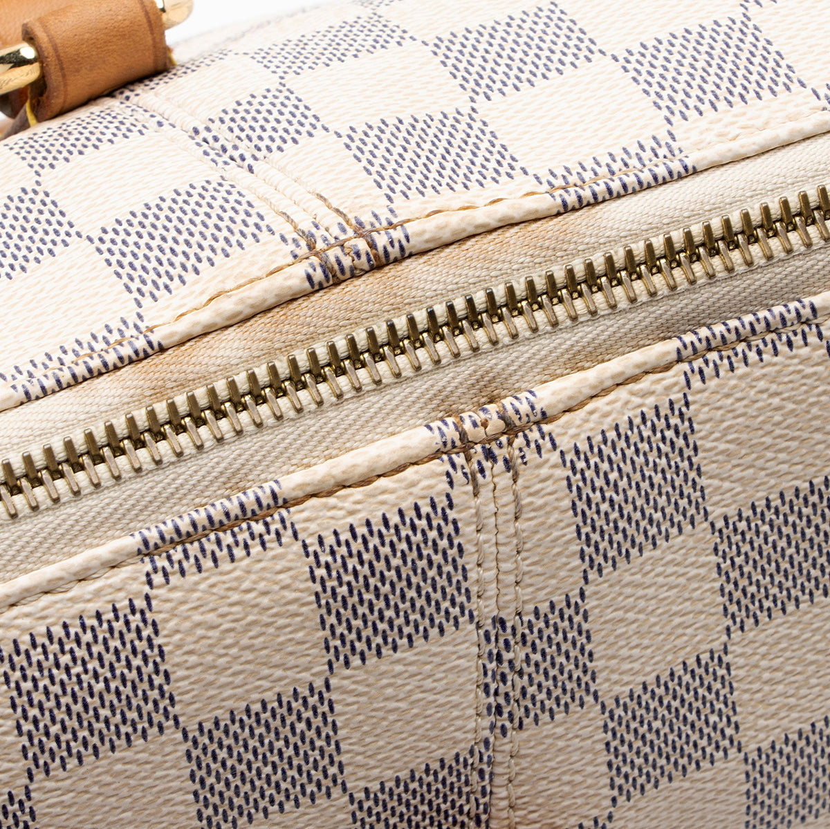 Louis Vuitton Damier Azur Totally MM Tote Bag - White