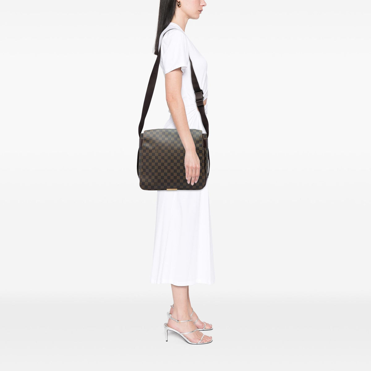 Louis Vuitton Damier Ebene Bastille Crossbody Bag - Brown