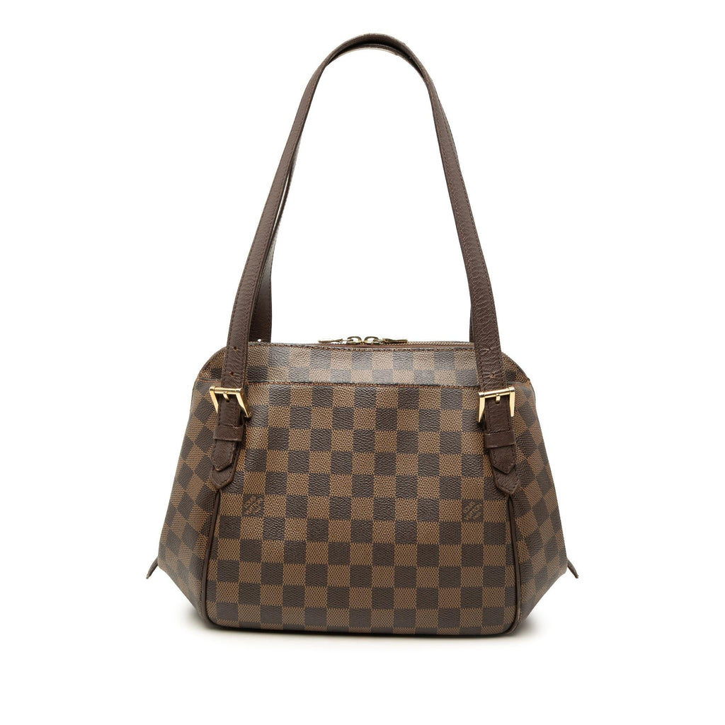 Louis Vuitton Damier Ebene Belem MM Shoulder Bag - Brown