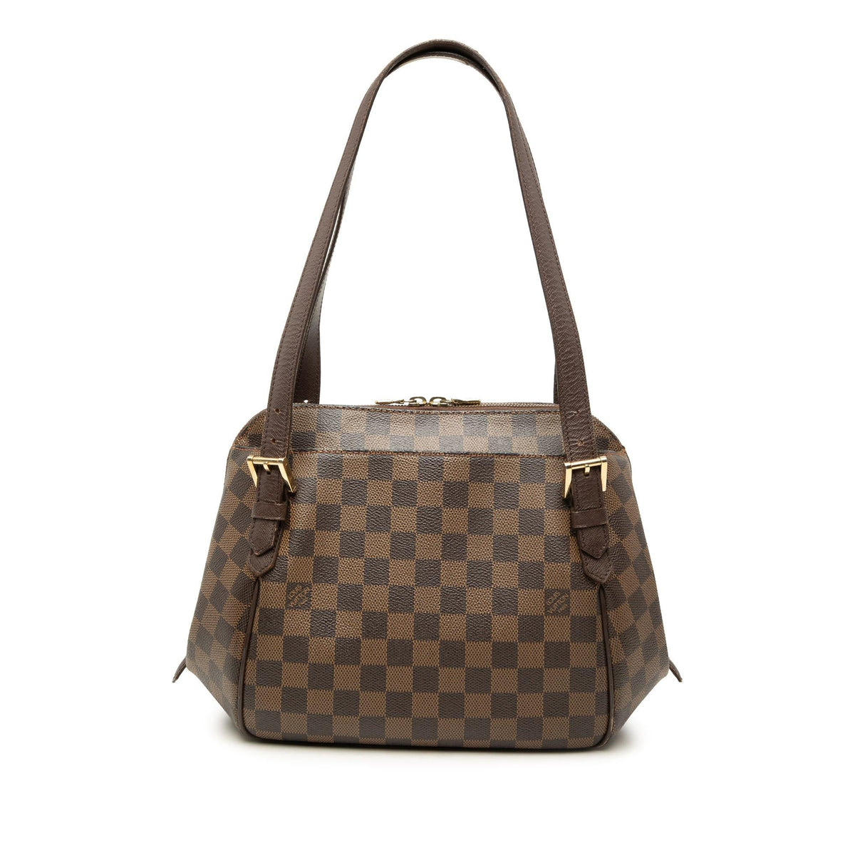 Louis Vuitton Damier Ebene Belem MM Shoulder Bag - Brown