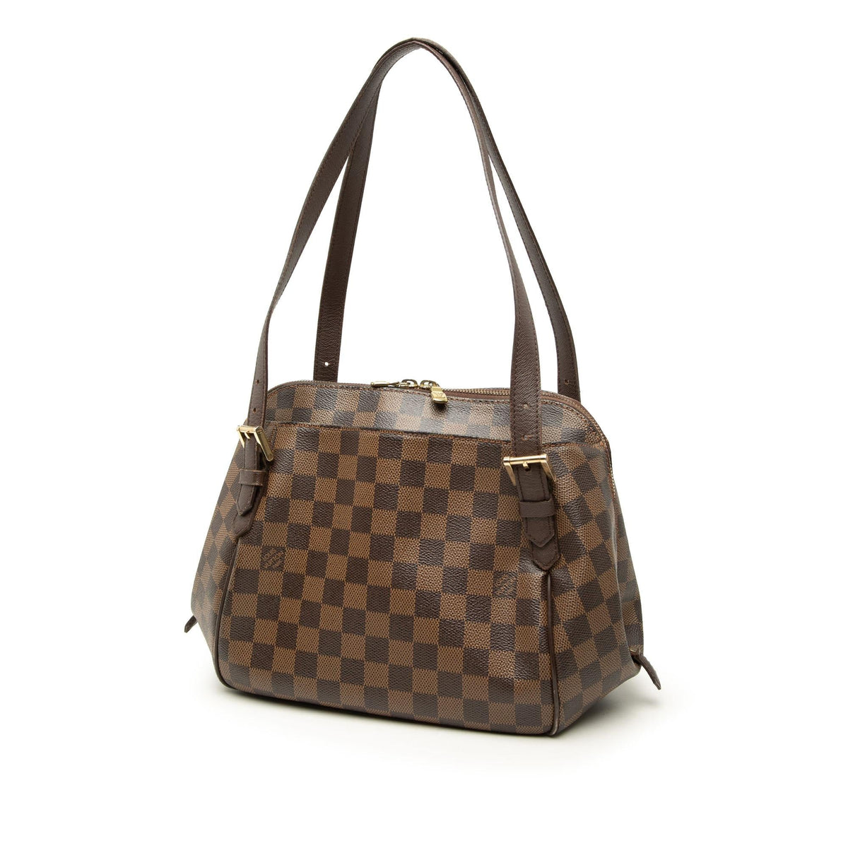 Louis Vuitton Damier Ebene Belem MM Shoulder Bag - Brown