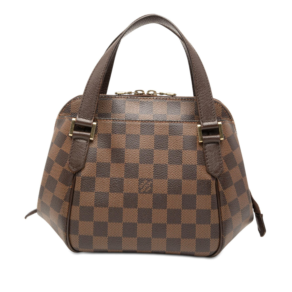 Louis Vuitton Damier Ebene Belem PM Satchel - Brown