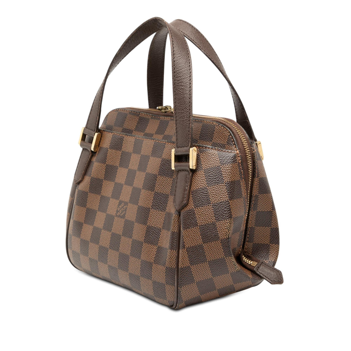 Louis Vuitton Damier Ebene Belem PM Satchel - Brown