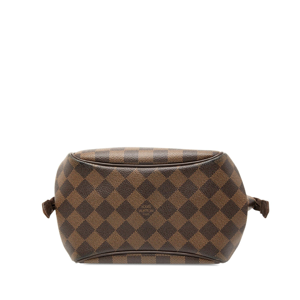 Louis Vuitton Damier Ebene Belem PM Satchel - Brown