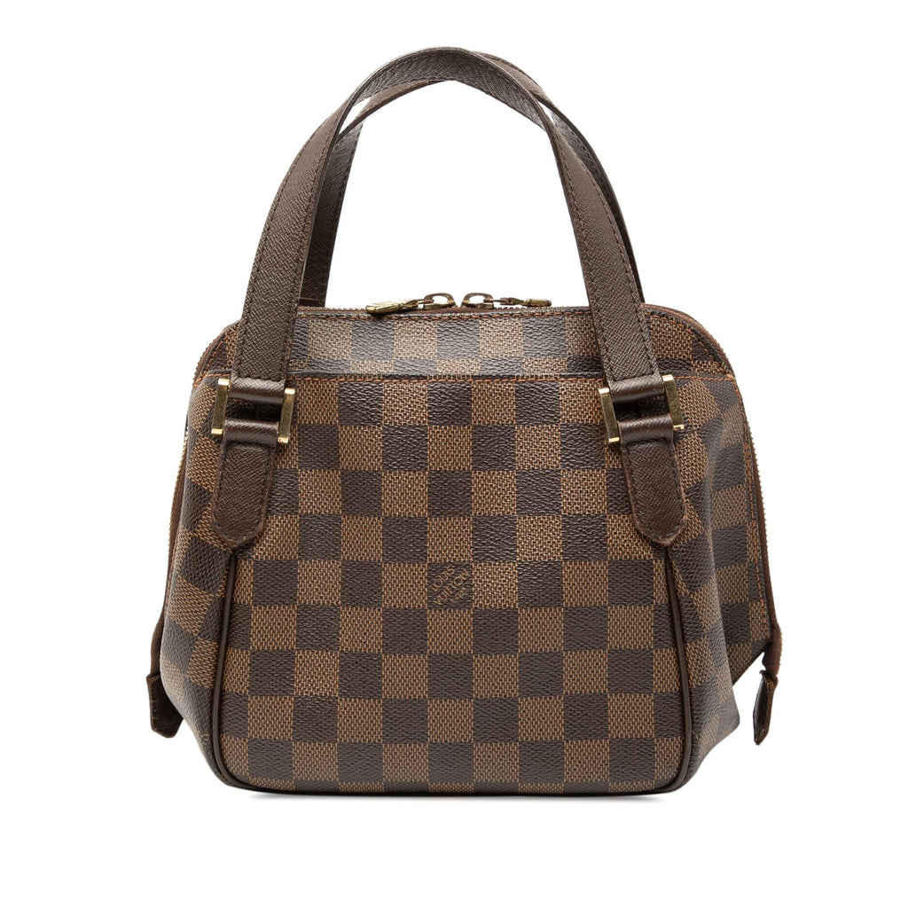 Louis Vuitton Damier Ebene Belem PM Satchel - Brown