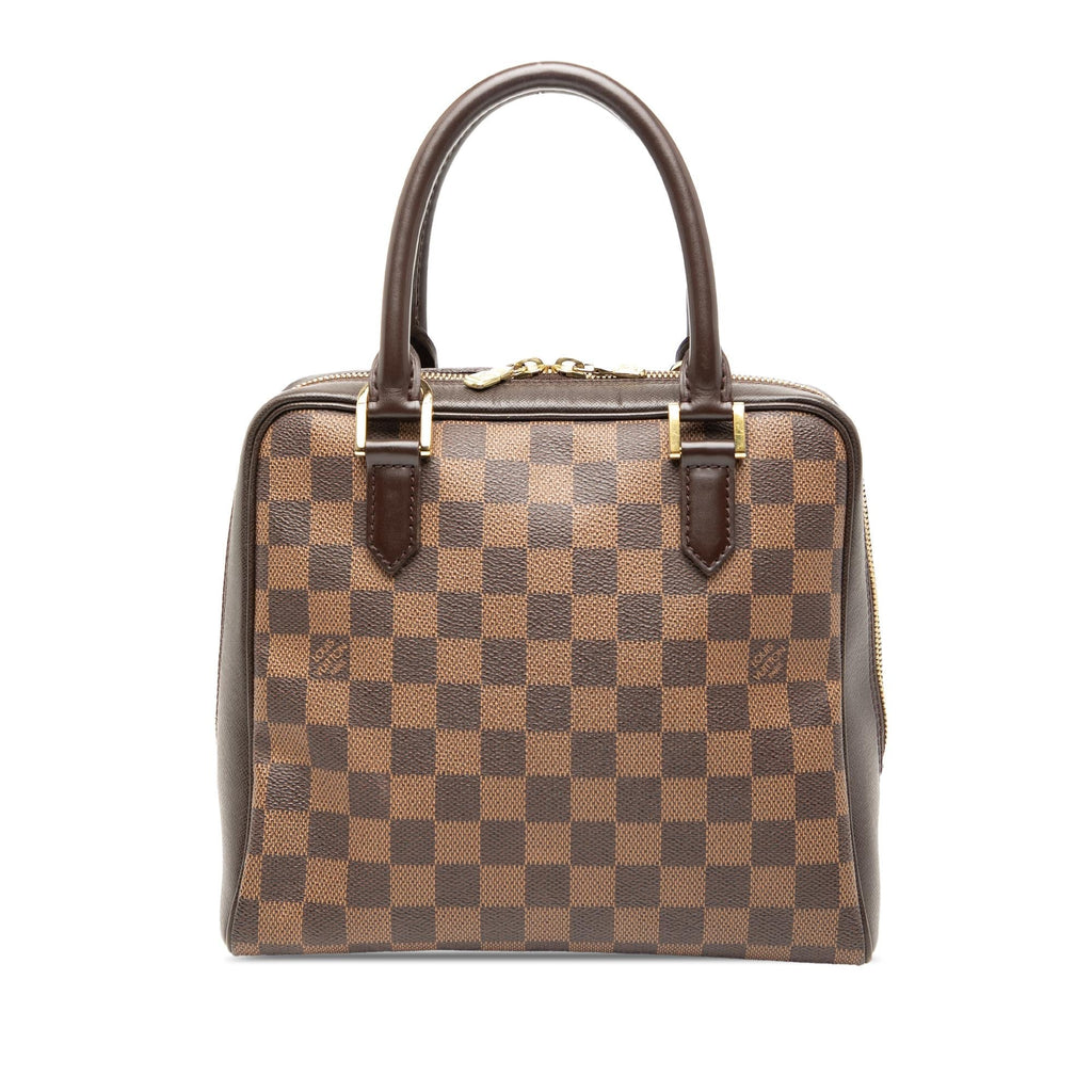 Louis Vuitton Damier Ebene Brera Satchel - Brown