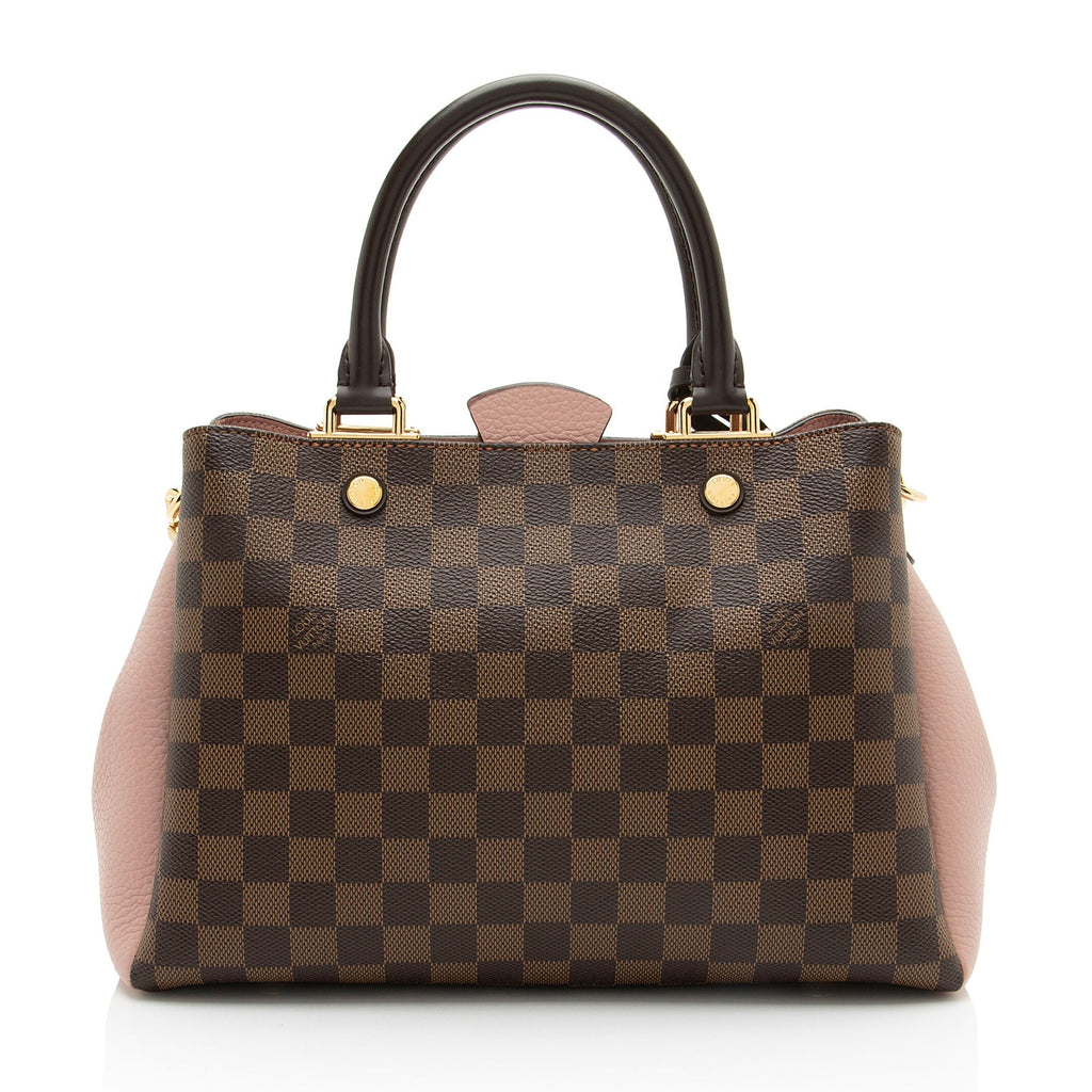 Louis Vuitton Damier Ebene Brittany Satchel - Brown/Pink