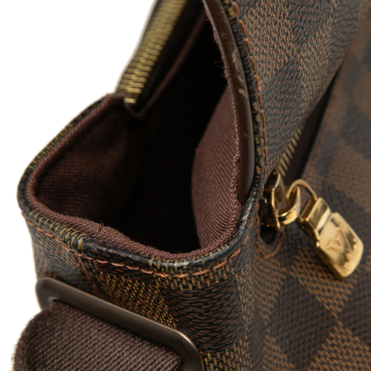 Louis Vuitton Damier Ebene Brooklyn GM Crossbody Bag - Brown