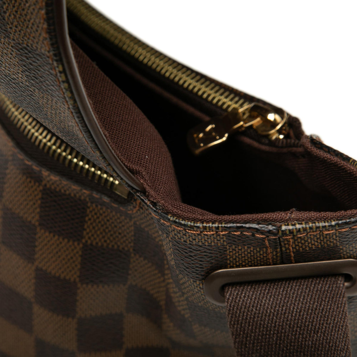 Louis Vuitton Damier Ebene Brooklyn GM Crossbody Bag - Brown