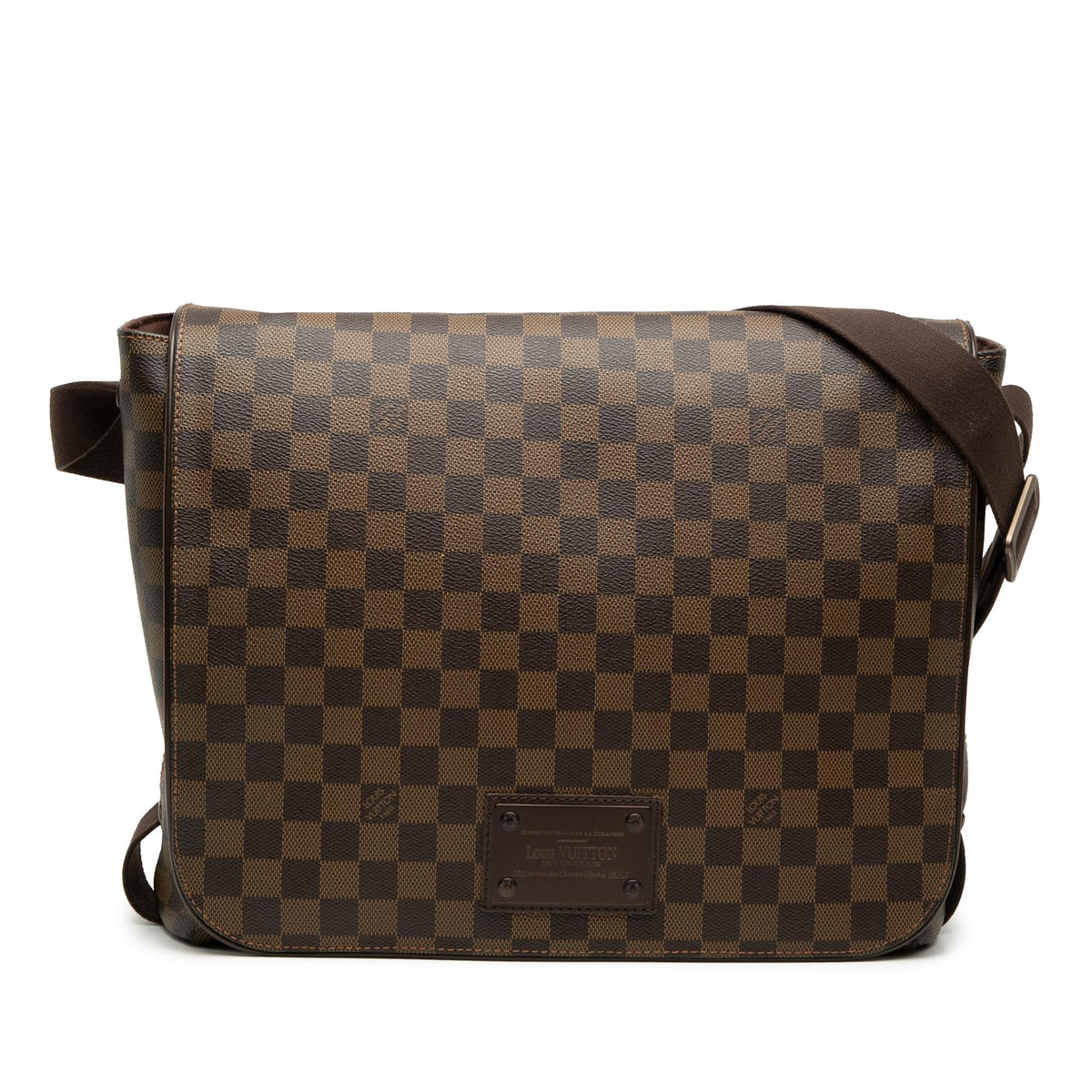 Louis Vuitton Damier Ebene Brooklyn GM Crossbody Bag - Brown