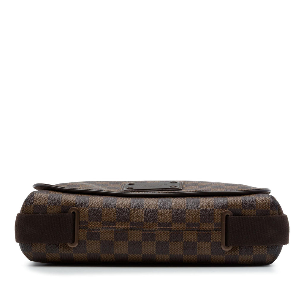 Louis Vuitton Damier Ebene Brooklyn MM Crossbody Bag - Brown