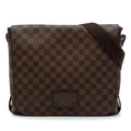 Louis Vuitton Damier Ebene Brooklyn MM Crossbody Bag - Brown