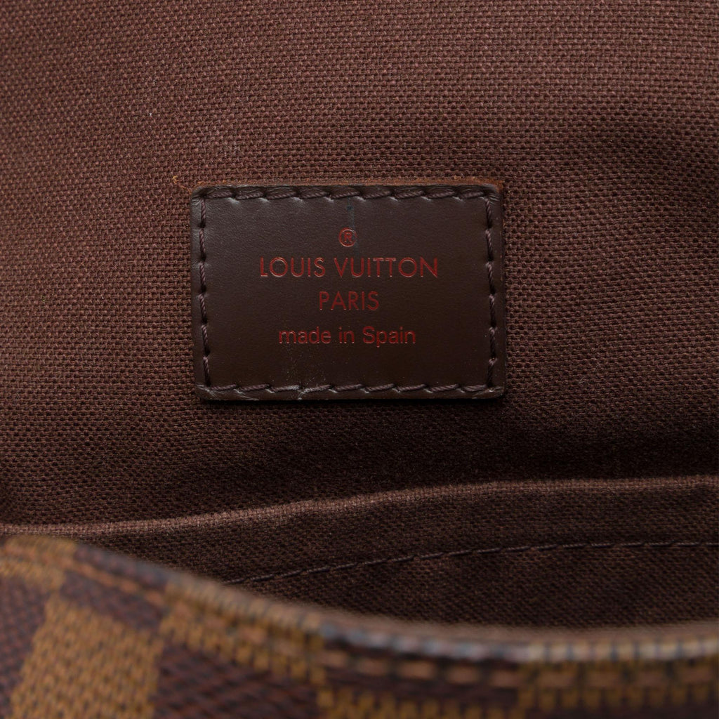 Louis Vuitton Damier Ebene Brooklyn MM Crossbody Bag - Brown