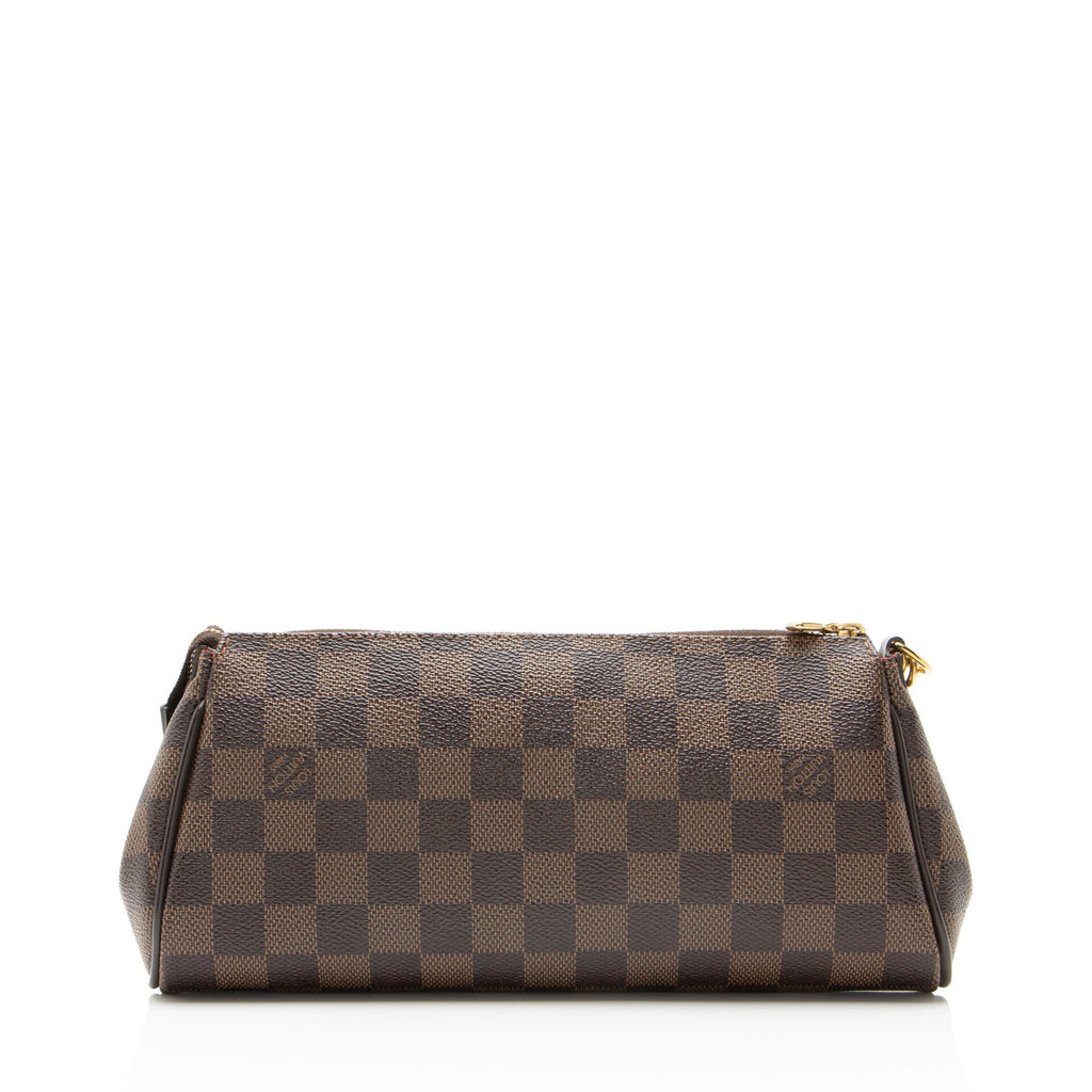 Louis Vuitton Damier Ebene Eva Clutch - Brown