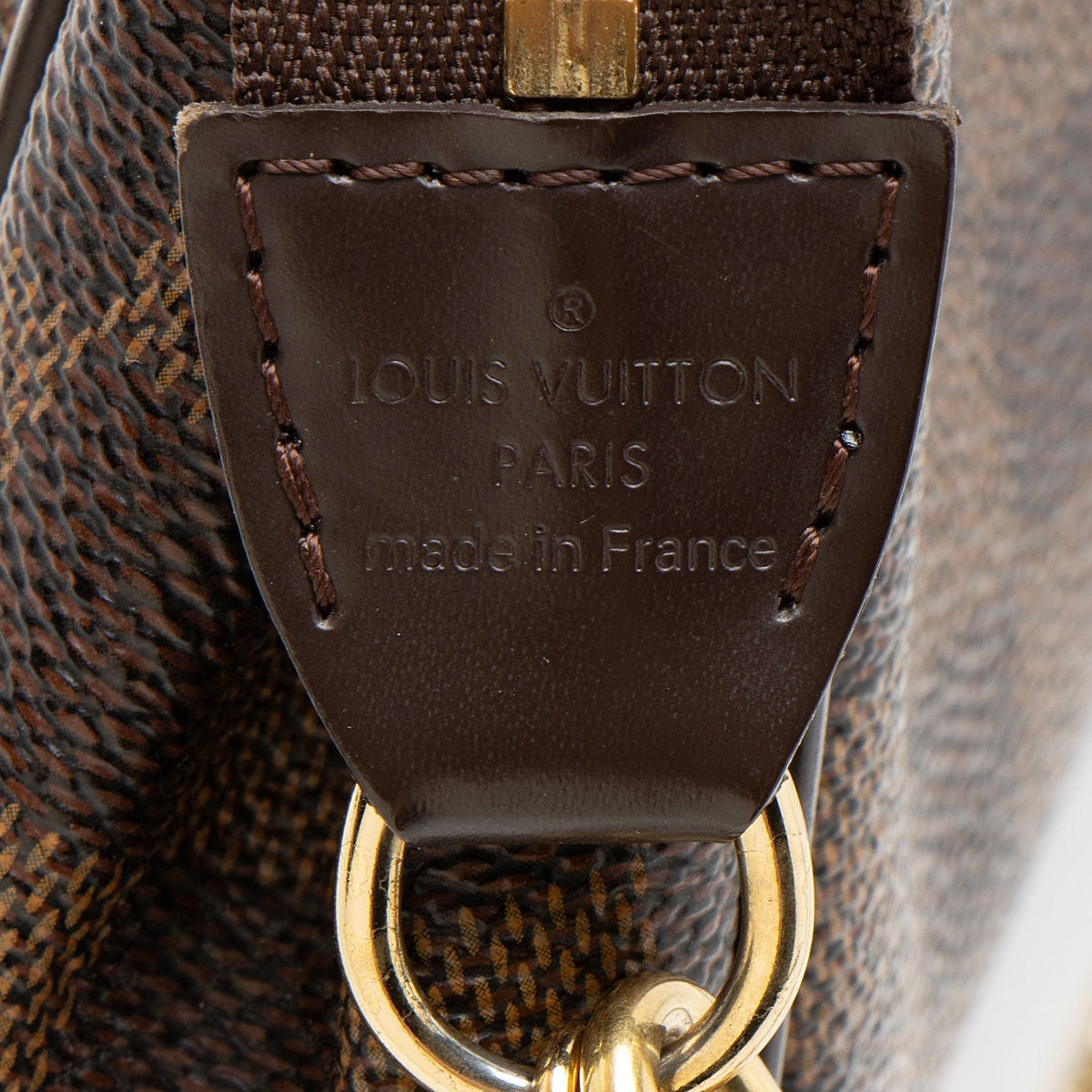 Louis Vuitton Damier Ebene Eva Clutch - Brown
