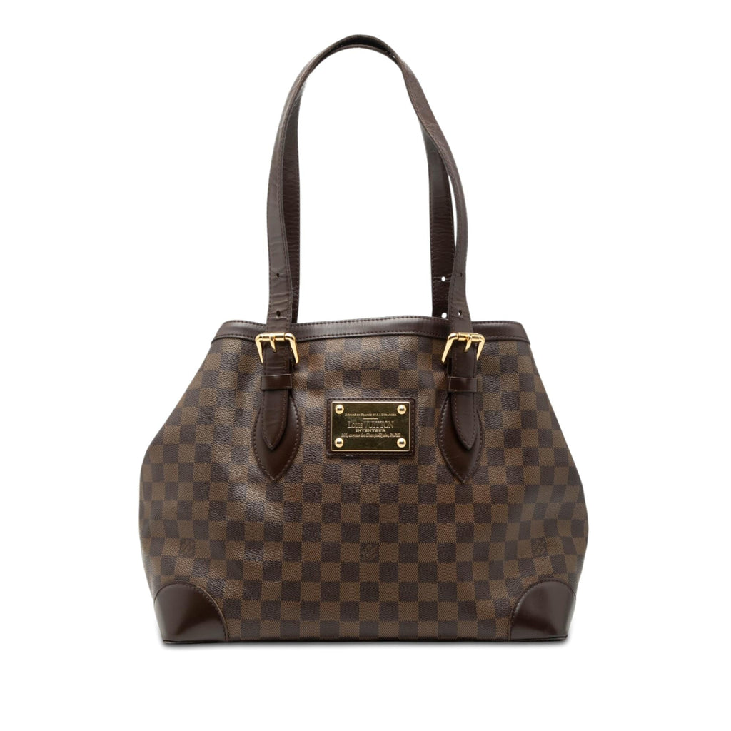 Louis Vuitton Damier Ebene Hampstead MM Tote Bag - Brown