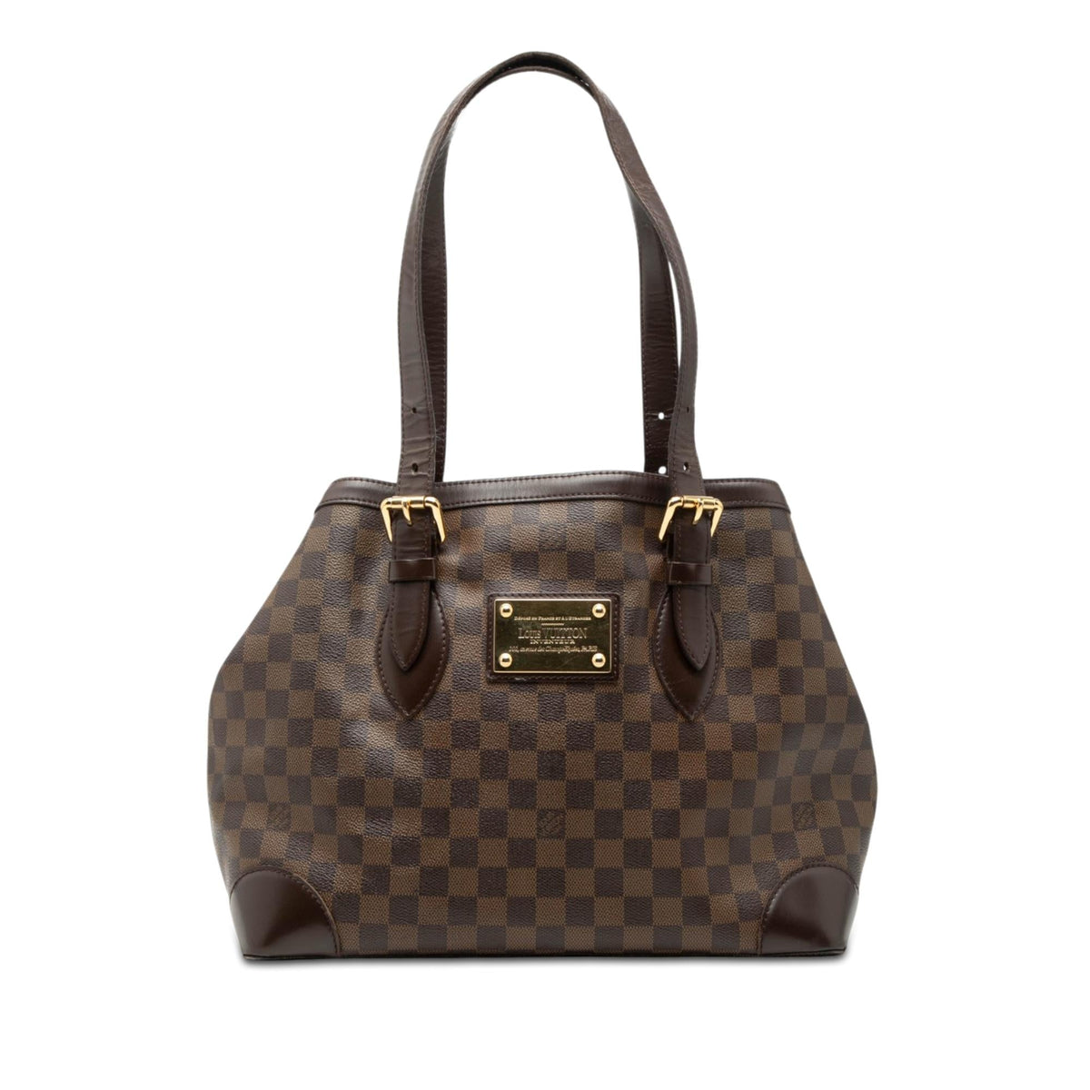 Louis Vuitton Damier Ebene Hampstead MM Tote Bag - Brown