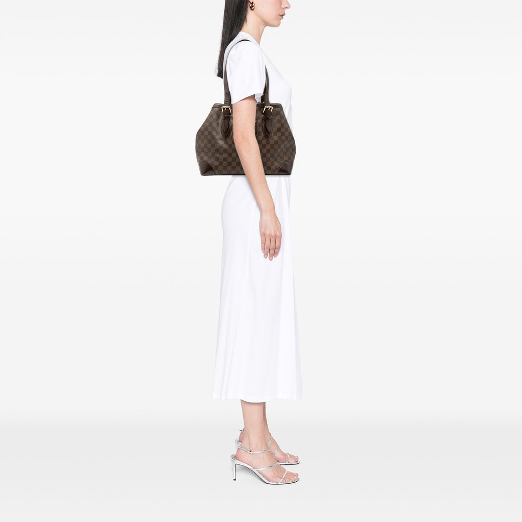 Louis Vuitton Damier Ebene Hampstead MM Tote Bag - Brown