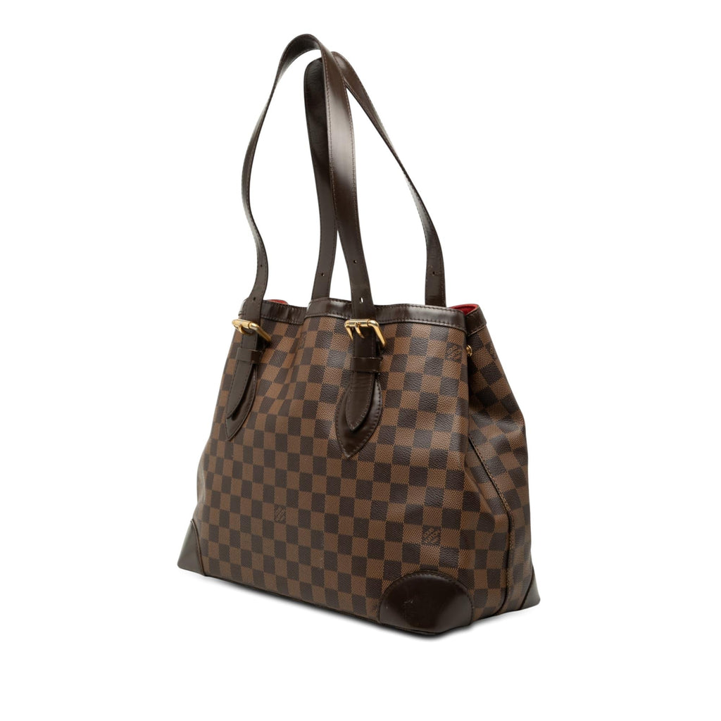 Louis Vuitton Damier Ebene Hampstead MM Tote Bag - Brown