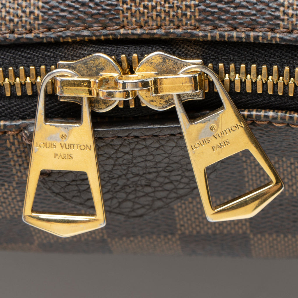 Louis Vuitton Damier Ebene Hyde Park Tote Bag - Black/Brown