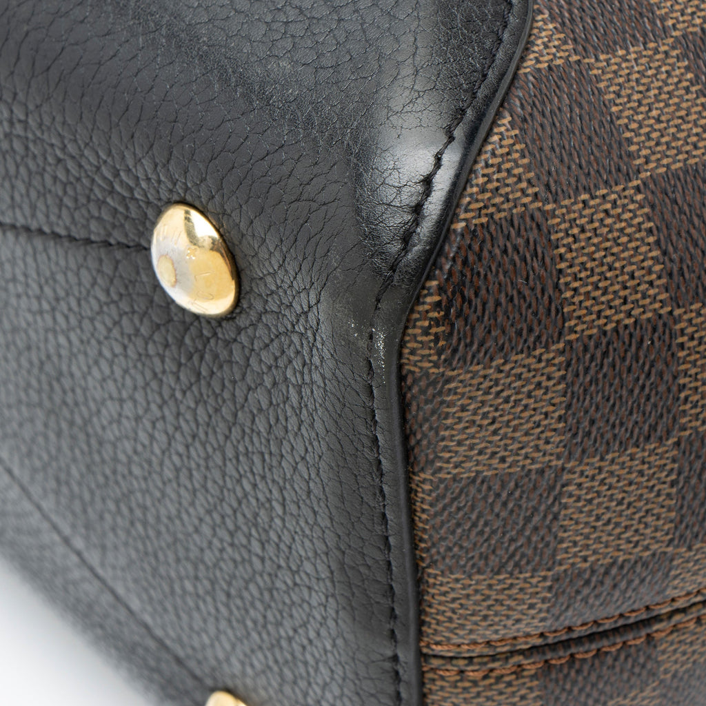 Louis Vuitton Damier Ebene Hyde Park Tote Bag - Black/Brown