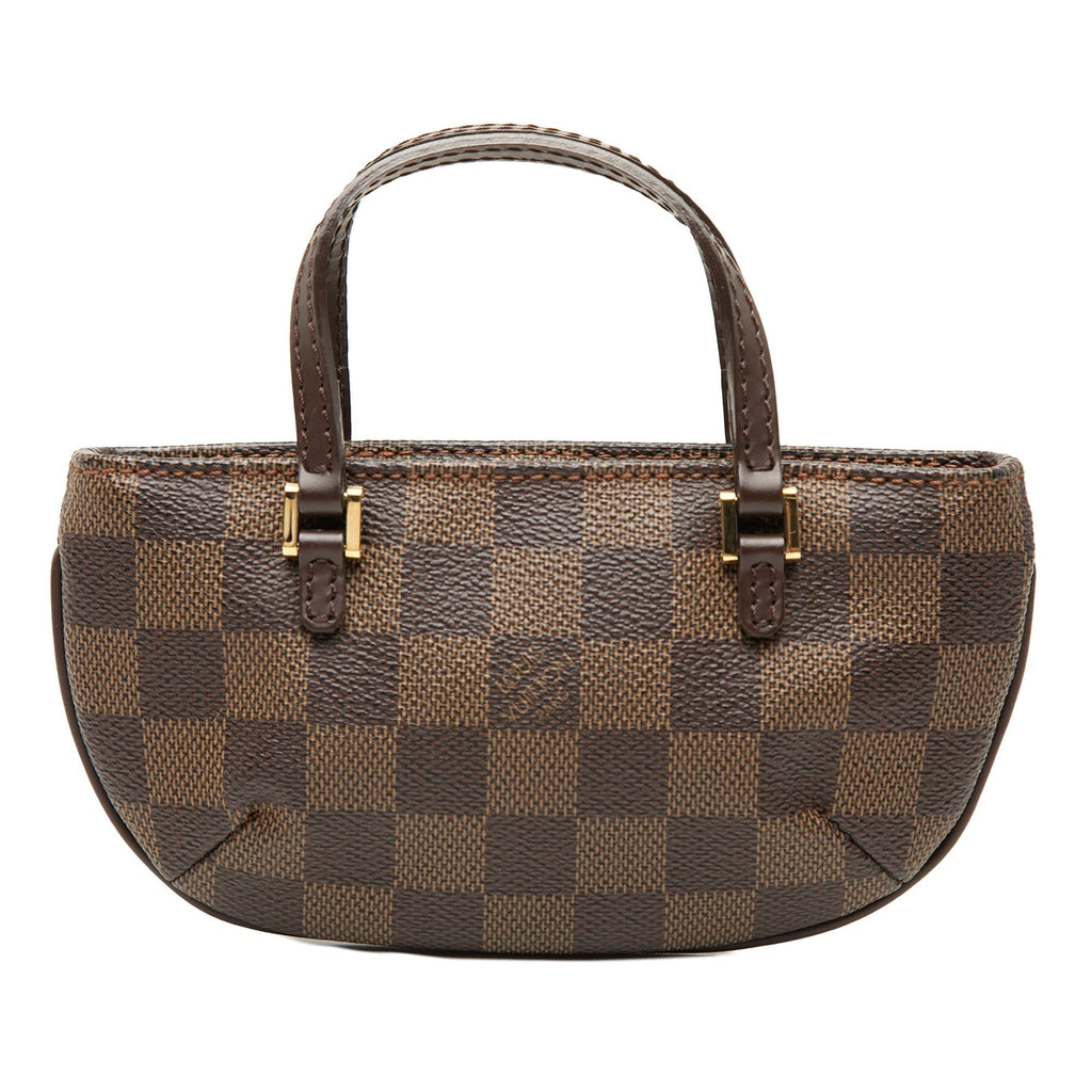 Louis Vuitton Damier Ebene Manosque Pochette - Brown