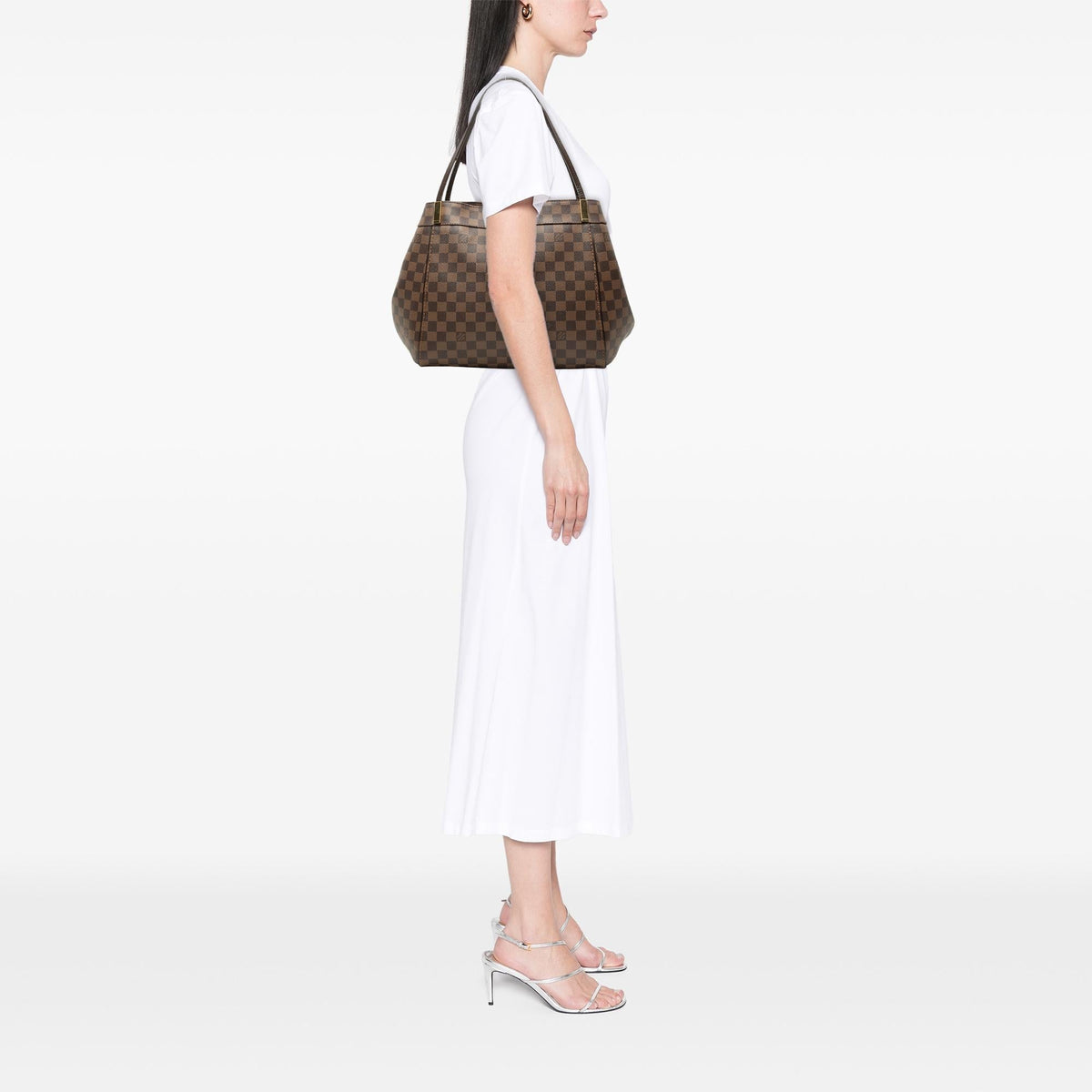 Louis Vuitton Damier Ebene Marylebone GM Tote Bag - Brown