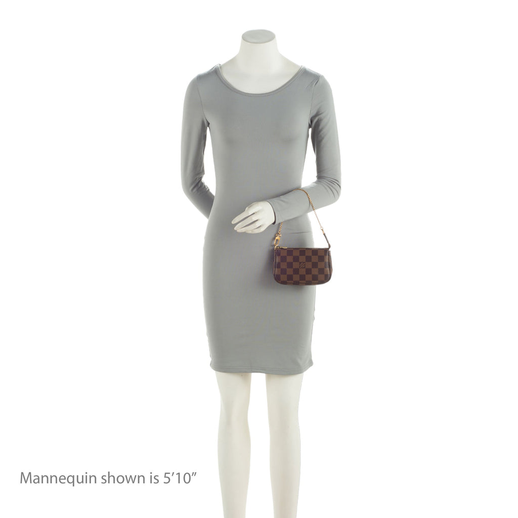 Louis Vuitton Damier Ebene Mini Pochette Accessoires - Brown
