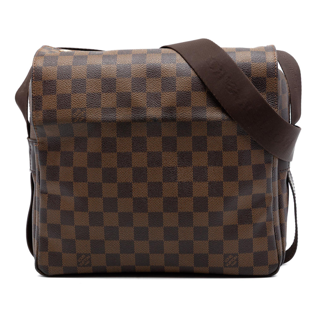 Louis Vuitton Damier Ebene Naviglio Crossbody Bag - Brown