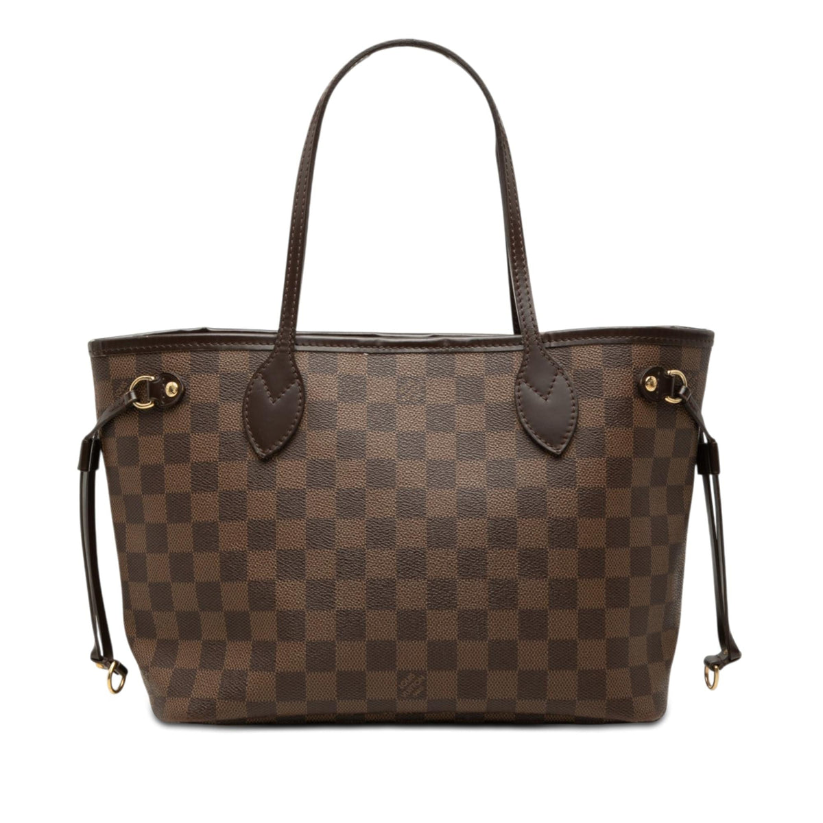 Louis Vuitton Damier Ebene Neverfull PM Tote Bag - Brown