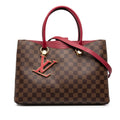 Louis Vuitton Damier Ebene Riverside Satchel - Brown