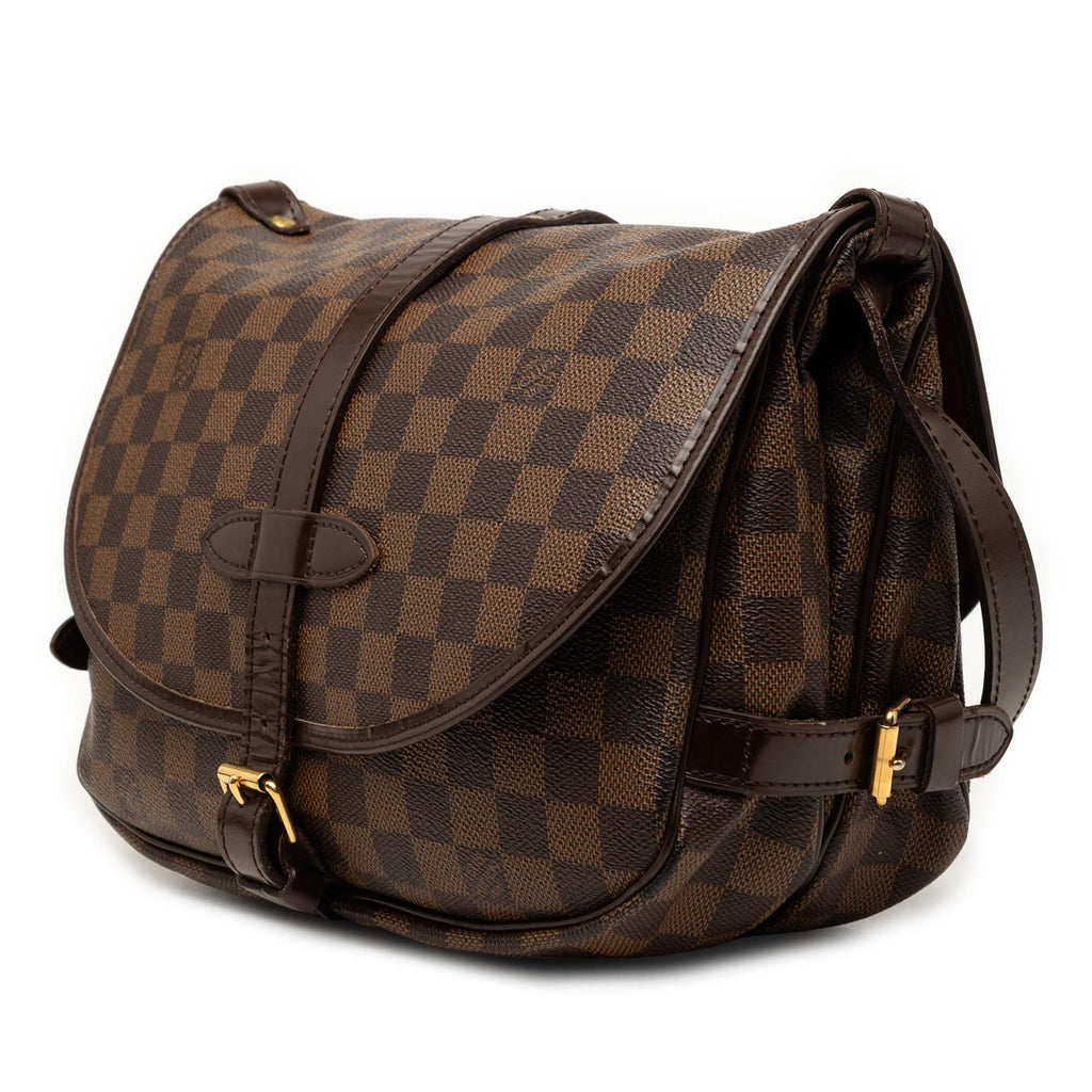 Louis Vuitton Damier Ebene Saumur 30 Crossbody Bag - Brown