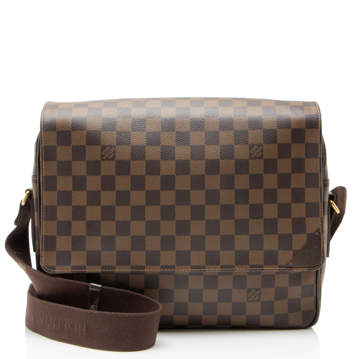 Louis Vuitton Damier Ebene Shelton MM Messenger - Brown