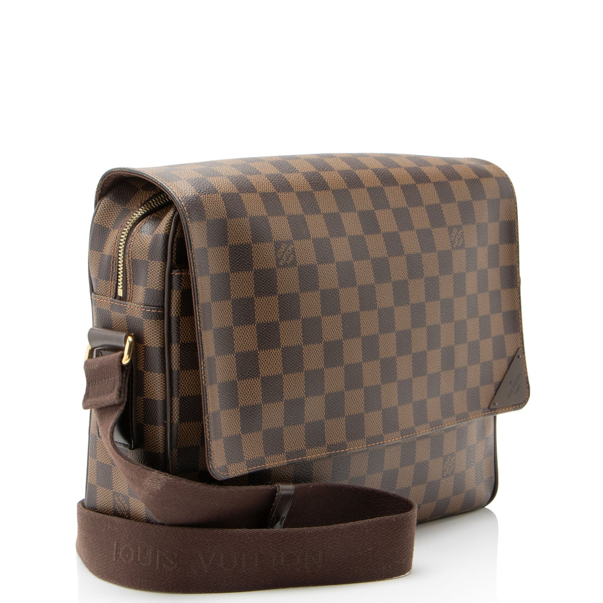 Louis Vuitton Damier Ebene Shelton MM Messenger - Brown