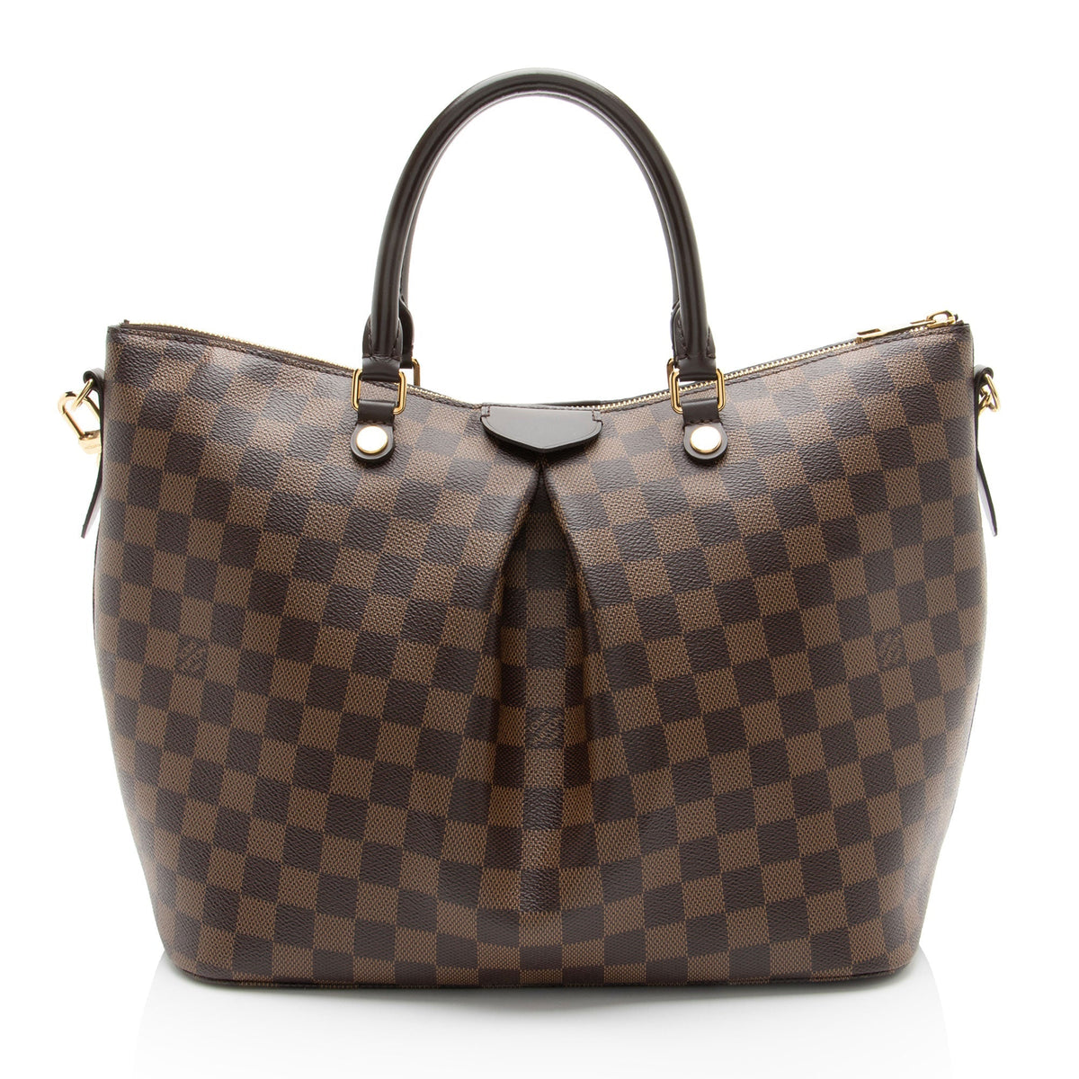 Louis Vuitton Damier Ebene Siena GM Satchel - Brown
