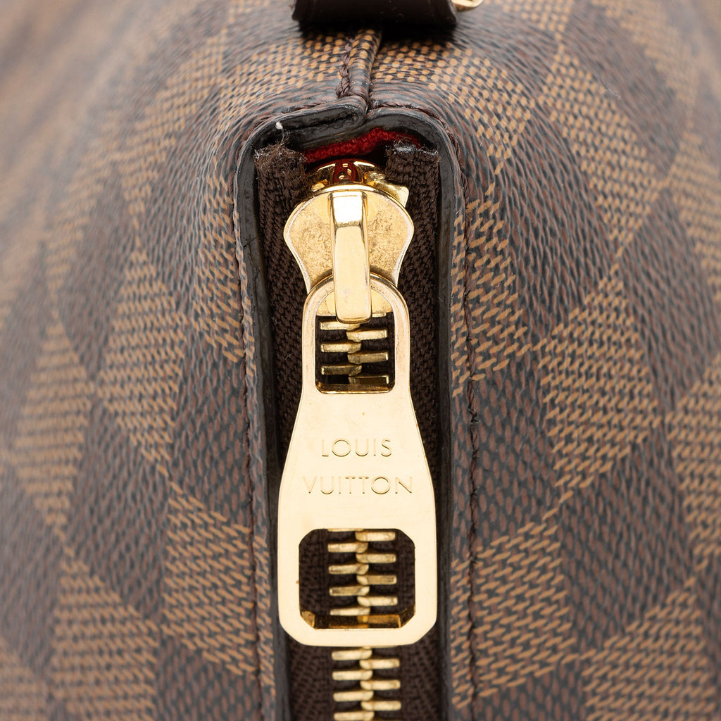 Louis Vuitton Damier Ebene Siena GM Satchel - Brown